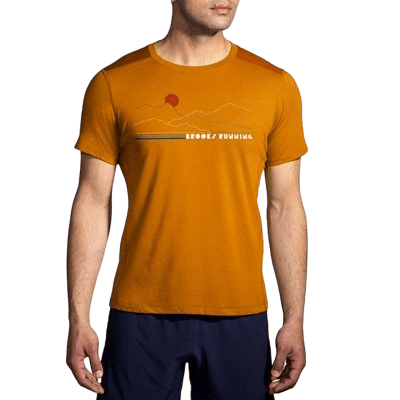 Brooks Men's Distance Short Sleeve - Parkway Fitted